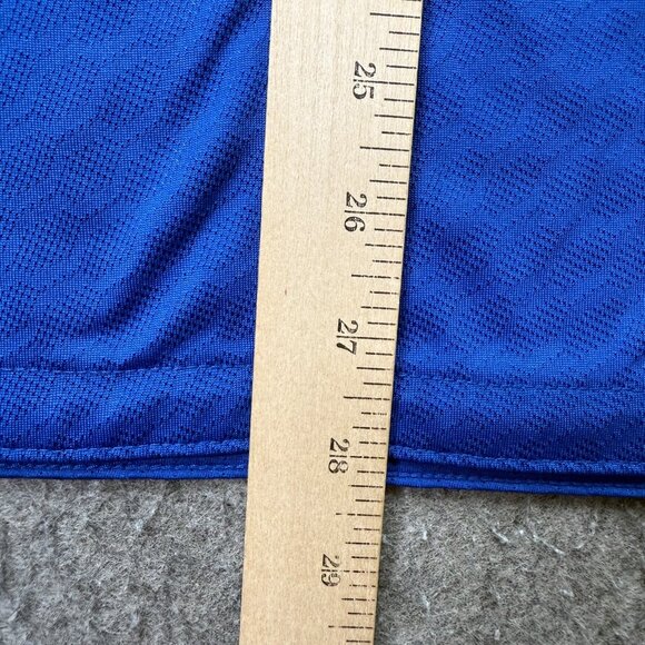 Duke Blue Devils Nike Polo Shirt Men L Blue Performance Short Sleeve - Picture 13 of 15